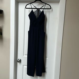 Navy blue jumpsuit